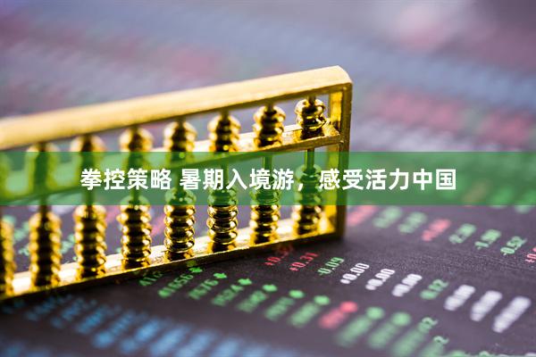 拳控策略 暑期入境游，感受活力中国