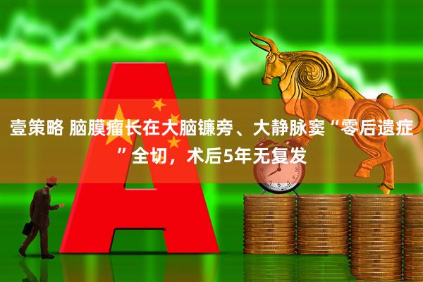 壹策略 脑膜瘤长在大脑镰旁、大静脉窦“零后遗症”全切，术后5年无复发